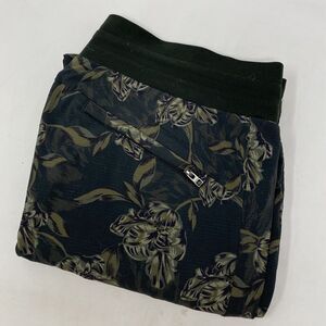 Athleta Women's 12 Green Floral Print Trekkie North Printed Jogger Pants